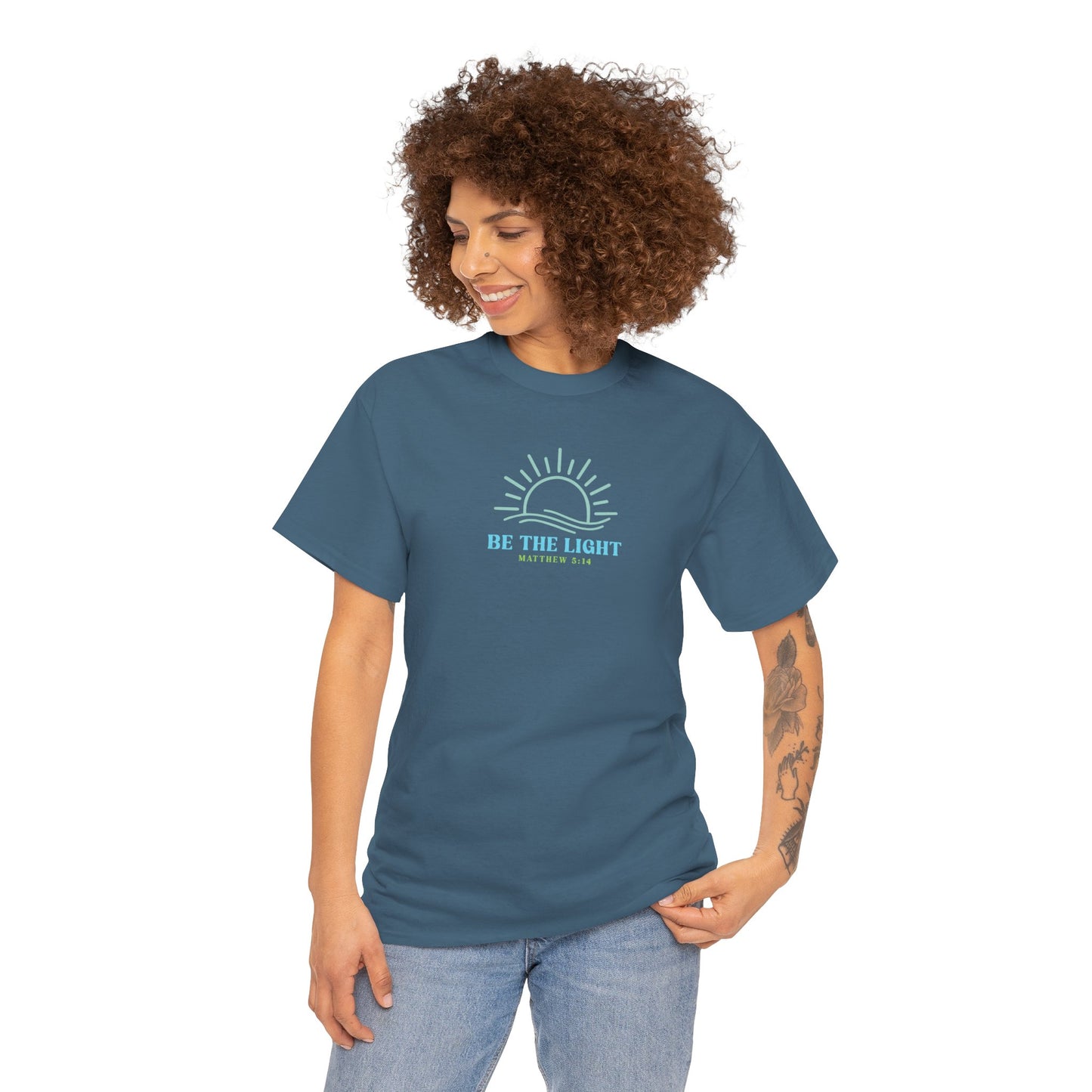 Christian Graphic Tee Be The Light