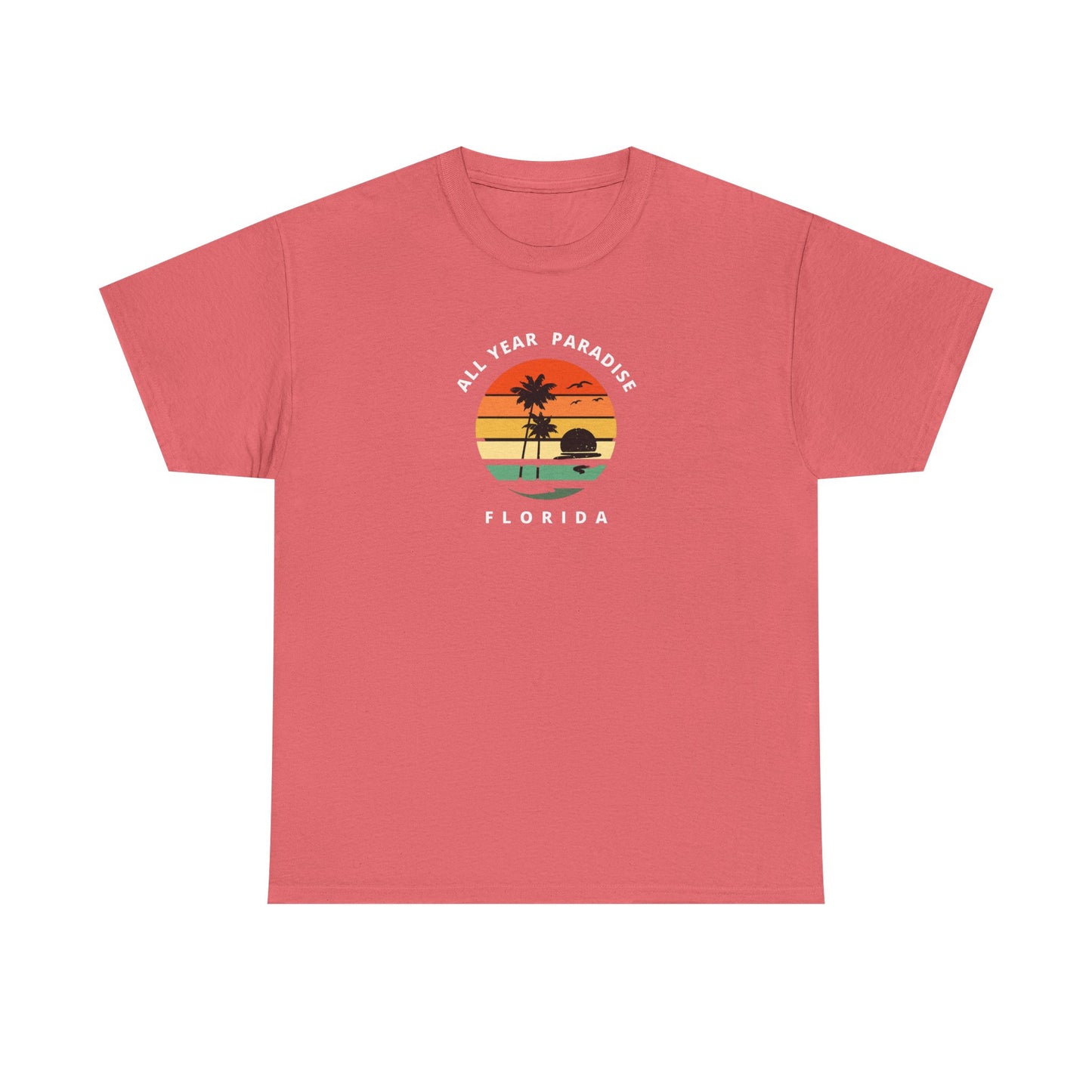 Vintage Sunset Graphic Tee, Casual T-Shirt, Summer Vibes Shirt, Beachwear, Gift for Him/Her, Cozy Everyday Wear