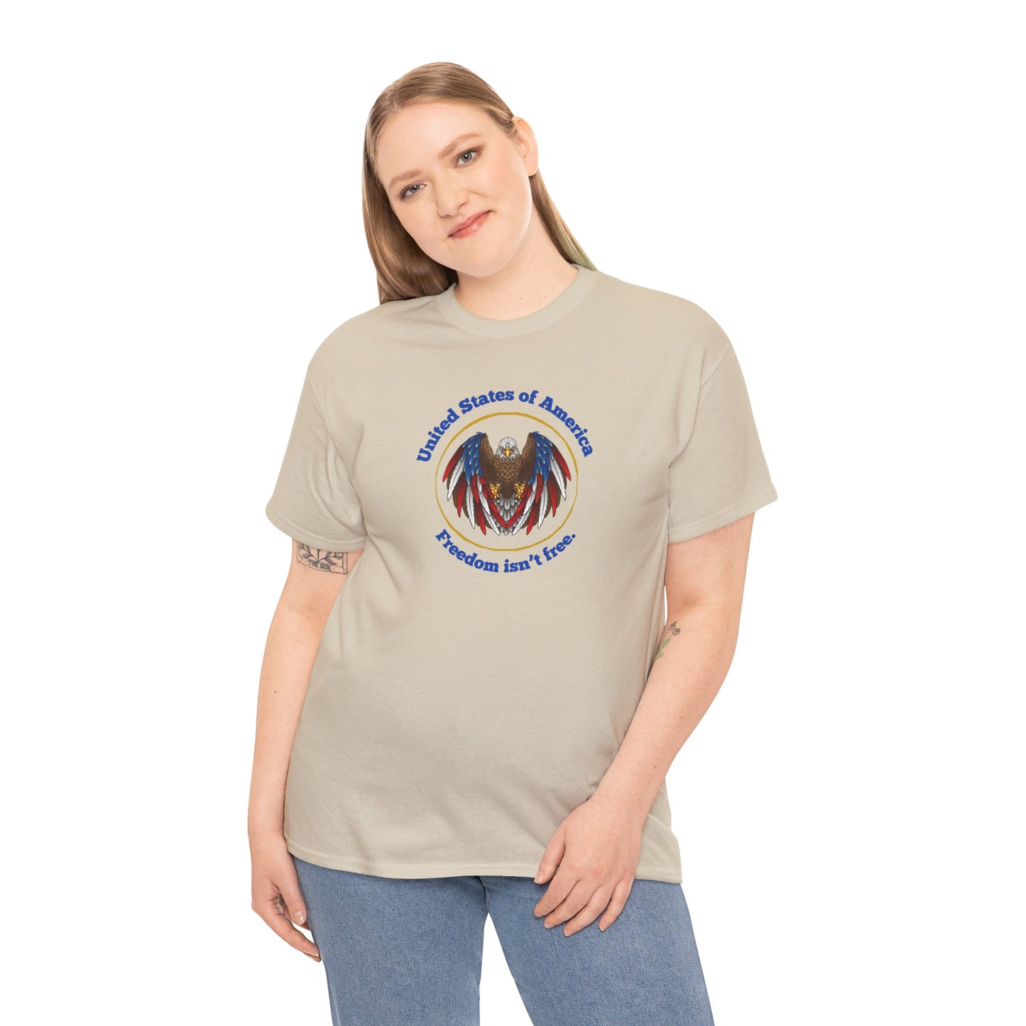 Patriotic Eagle Tee - USA Freedom