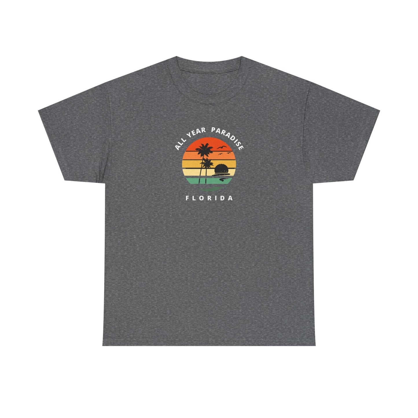 Vintage Sunset Graphic Tee, Casual T-Shirt, Summer Vibes Shirt, Beachwear, Gift for Him/Her, Cozy Everyday Wear