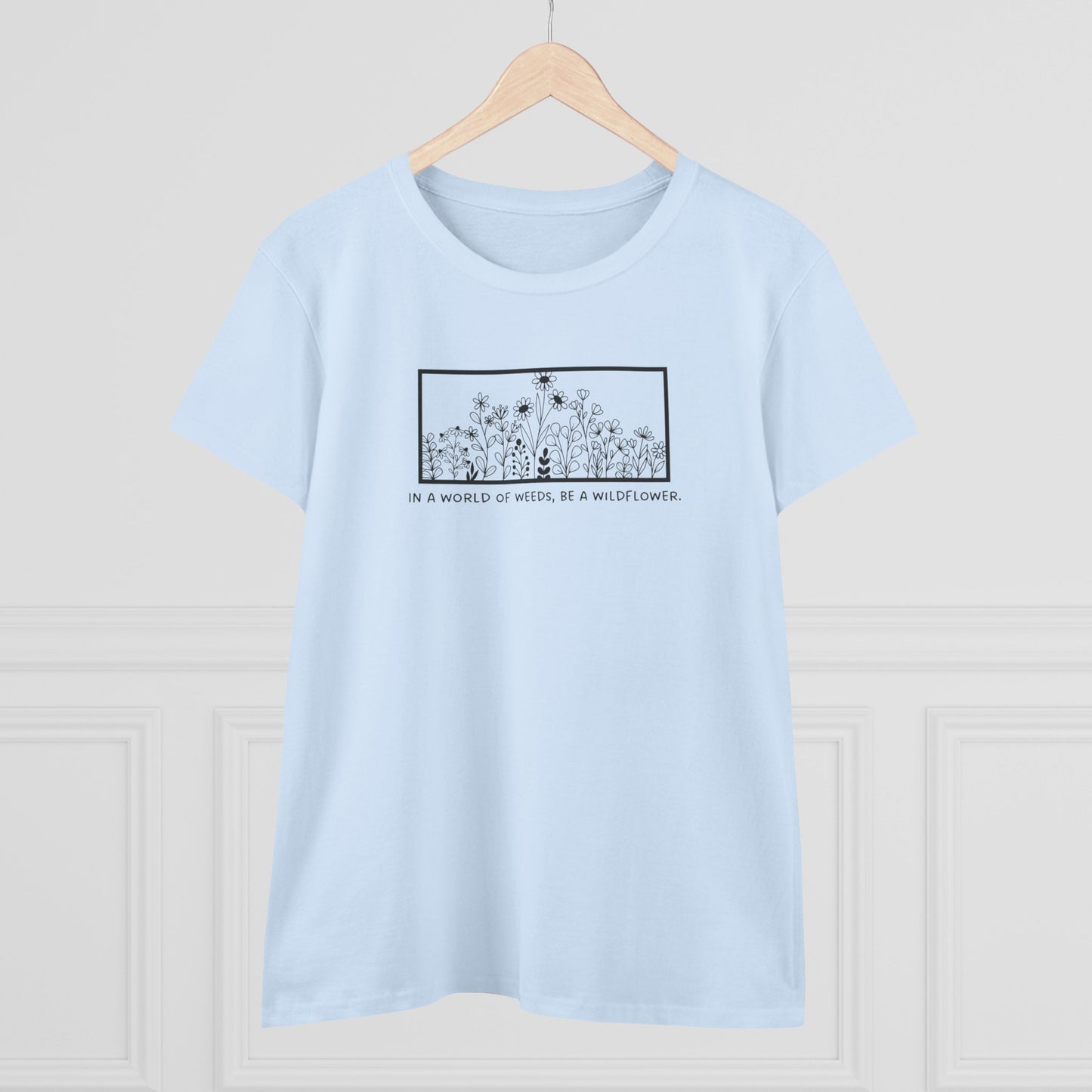 Wildflower T Shirt Floral Tee Women's