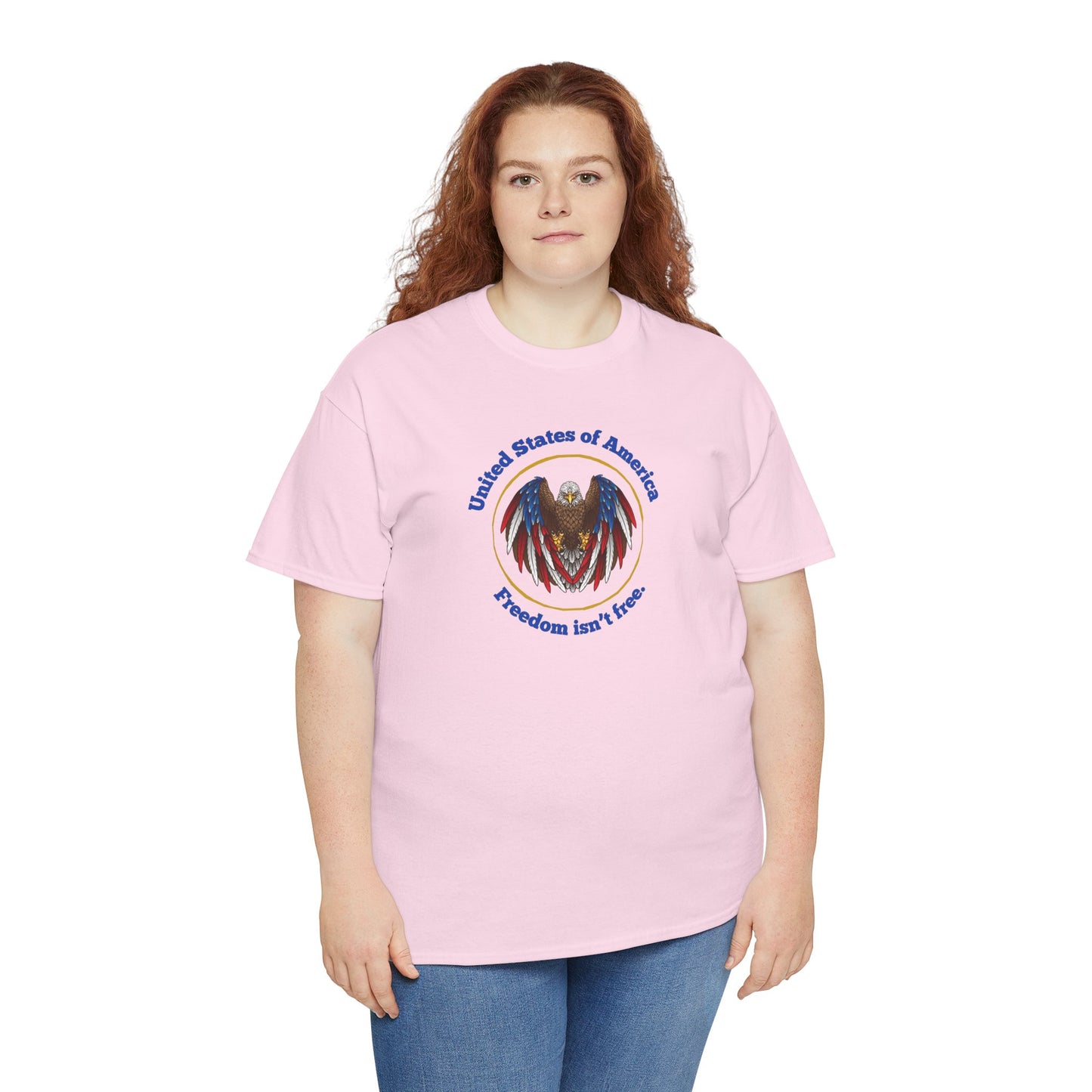 Patriotic Eagle Tee - USA Freedom