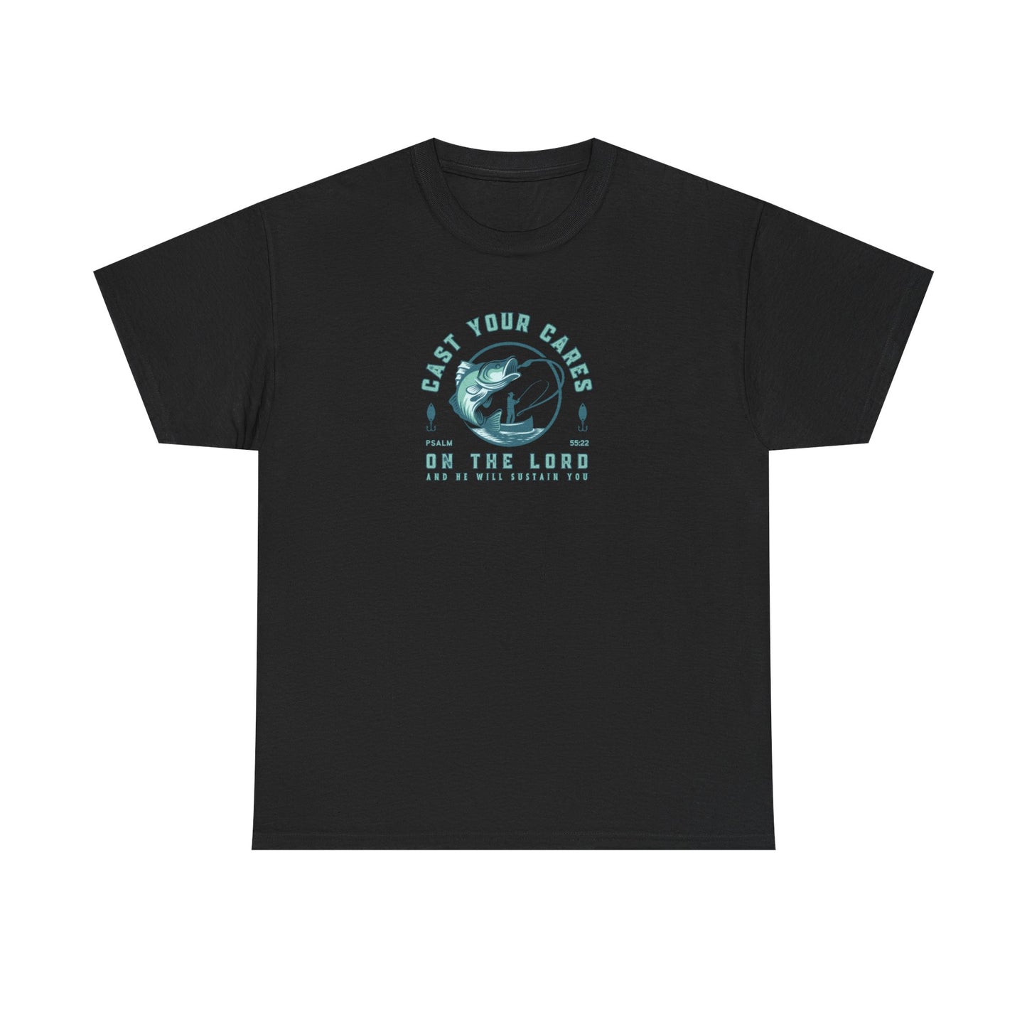 Men's Graphic Christian T Shirt Fishing Tee