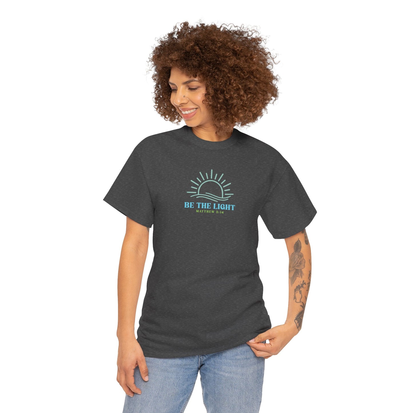 Christian Graphic Tee Be The Light