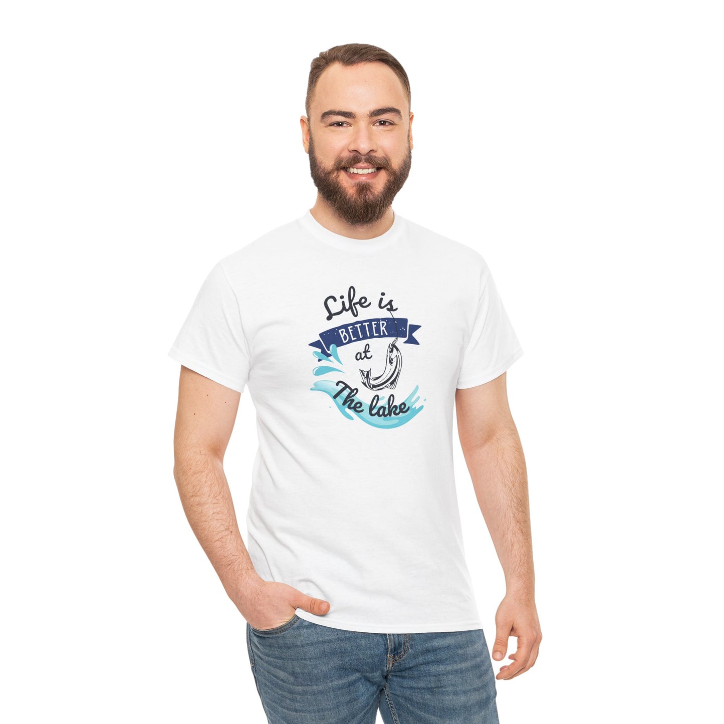 Lake Fishing Unisex Tee