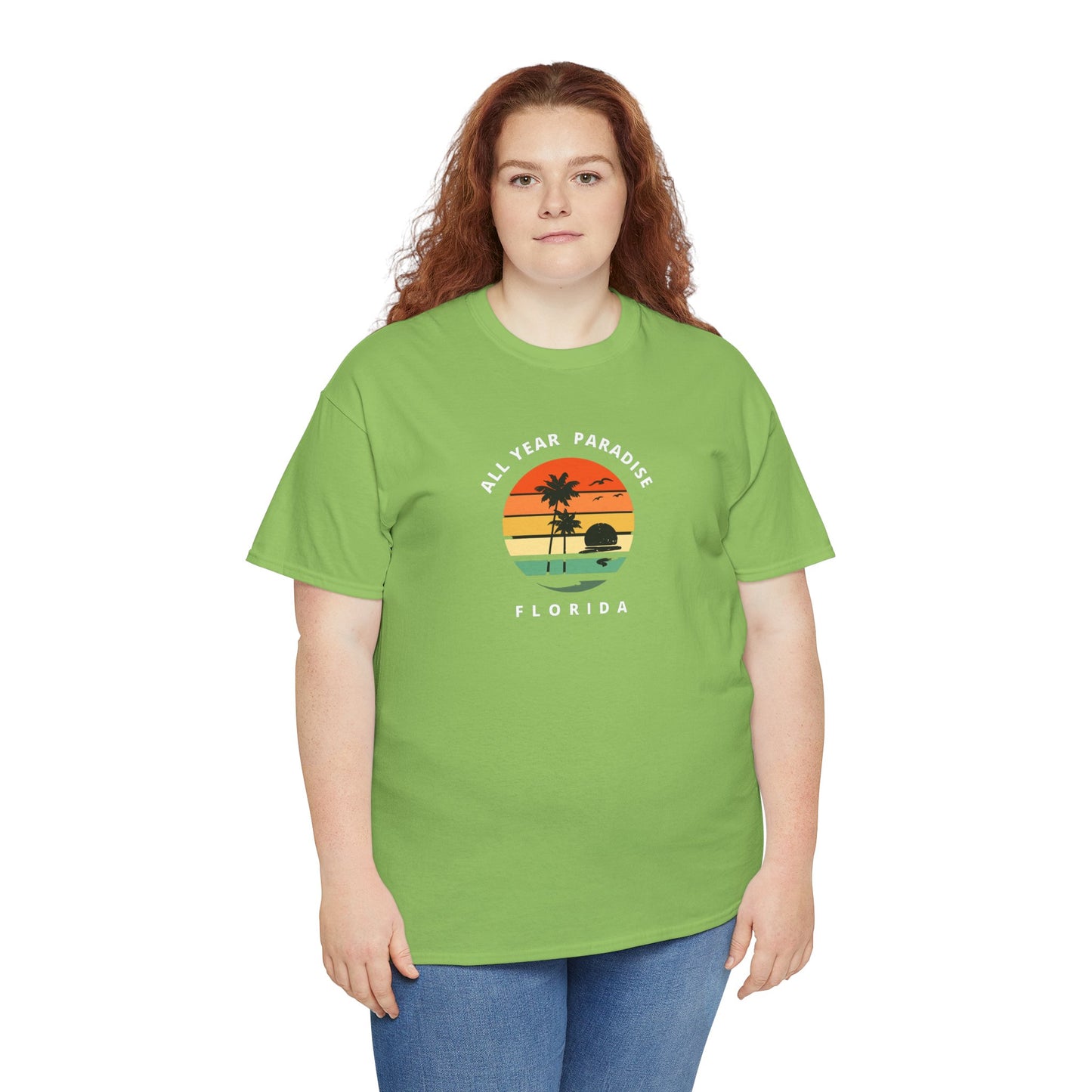 Vintage Sunset Graphic Tee, Casual T-Shirt, Summer Vibes Shirt, Beachwear, Gift for Him/Her, Cozy Everyday Wear