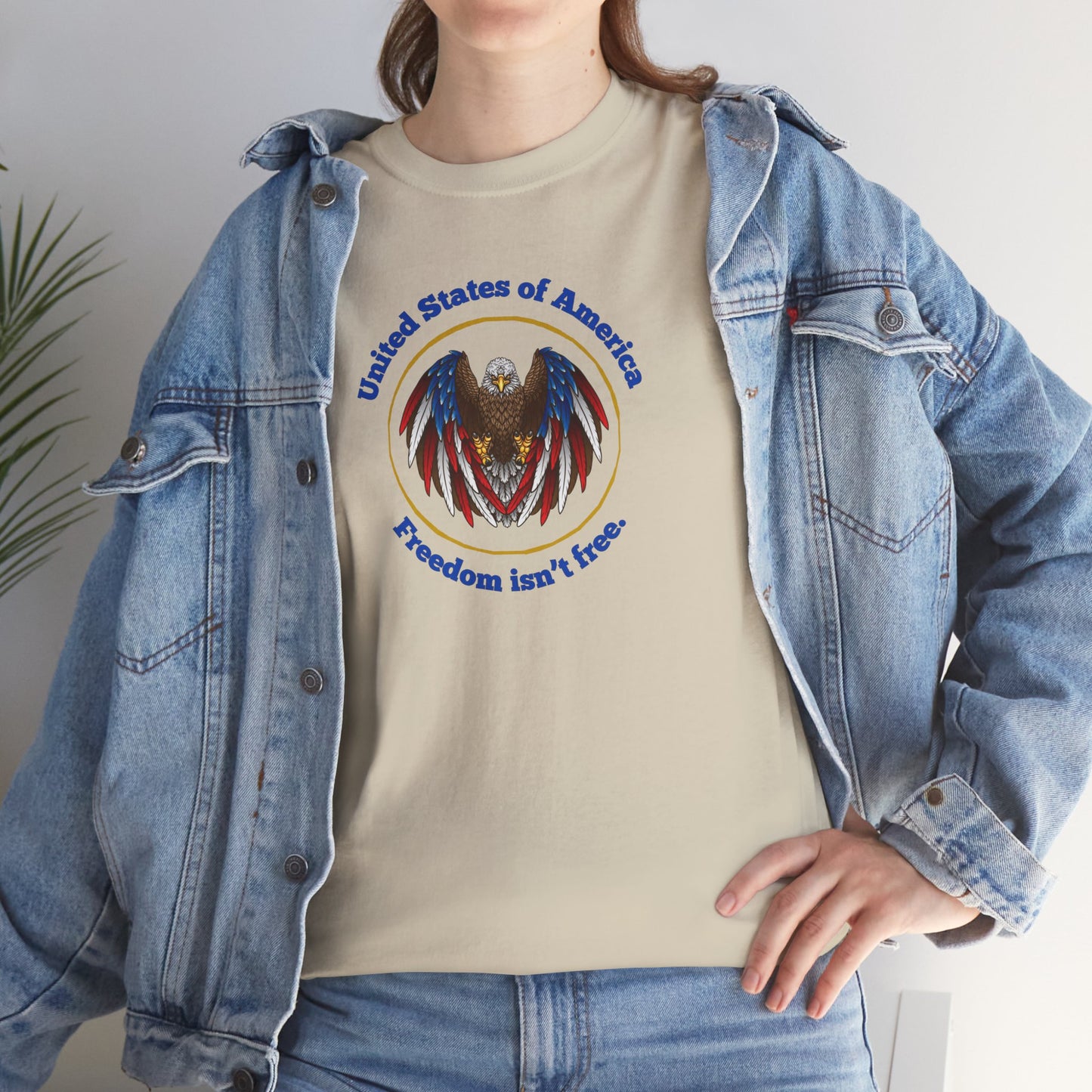 Patriotic Eagle Tee - USA Freedom