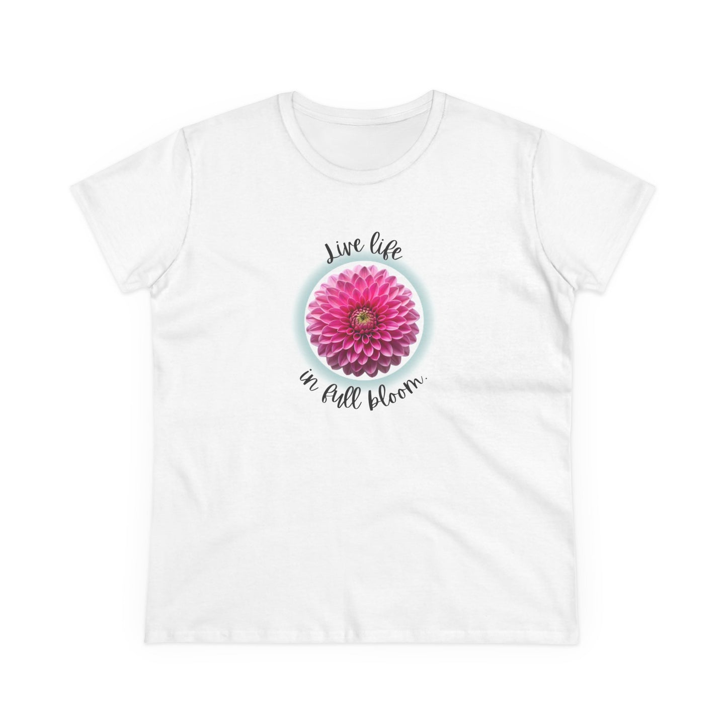 Floral Women's T Shirt Flower Tee - Inspirational Positive Saying Tee T Shirt