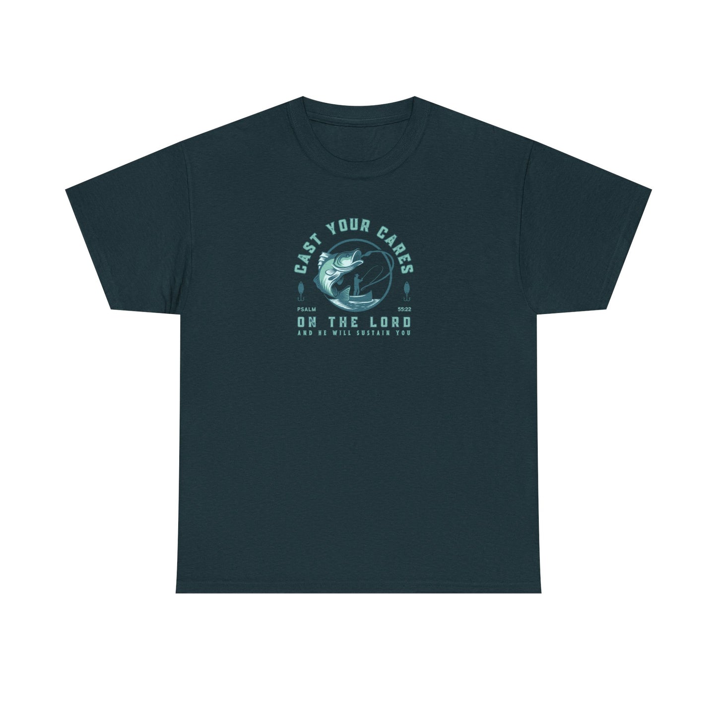 Men's Graphic Christian T Shirt Fishing Tee