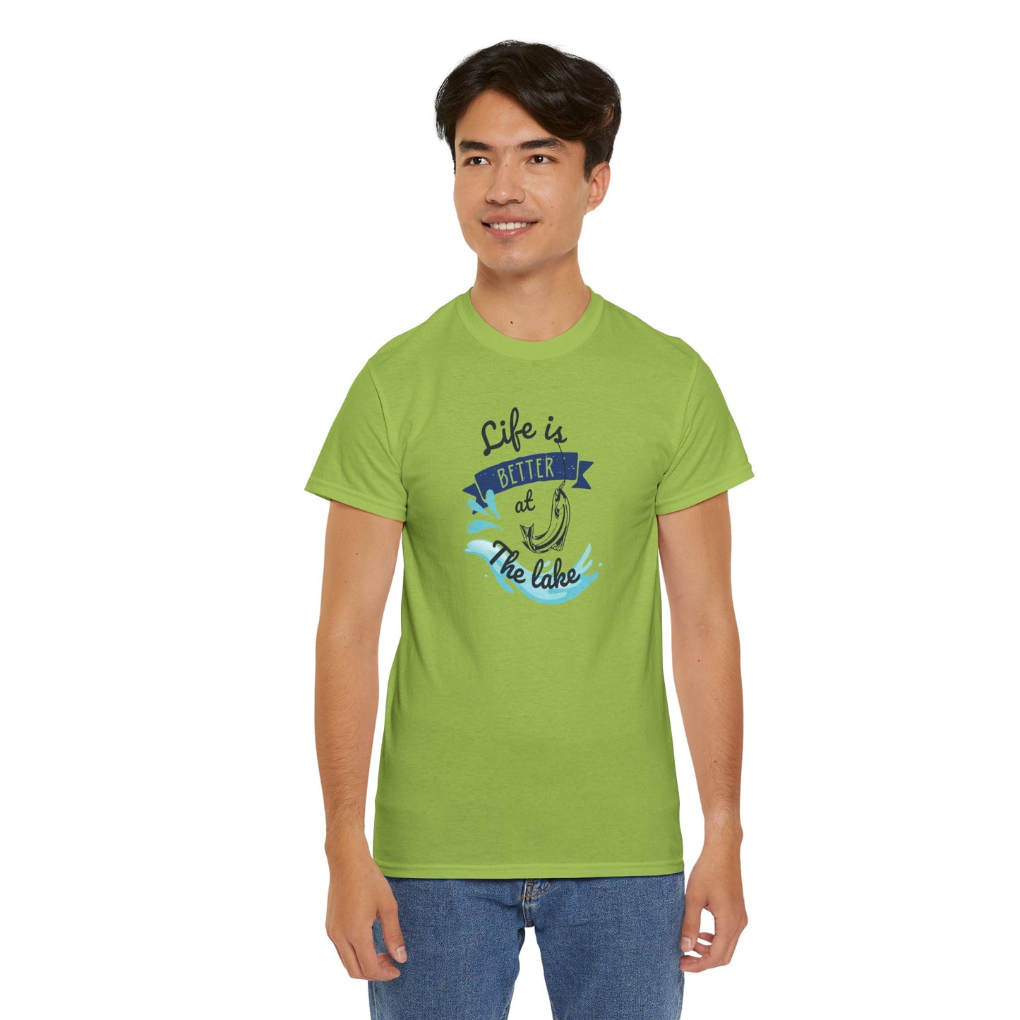 Lake Fishing Unisex Tee