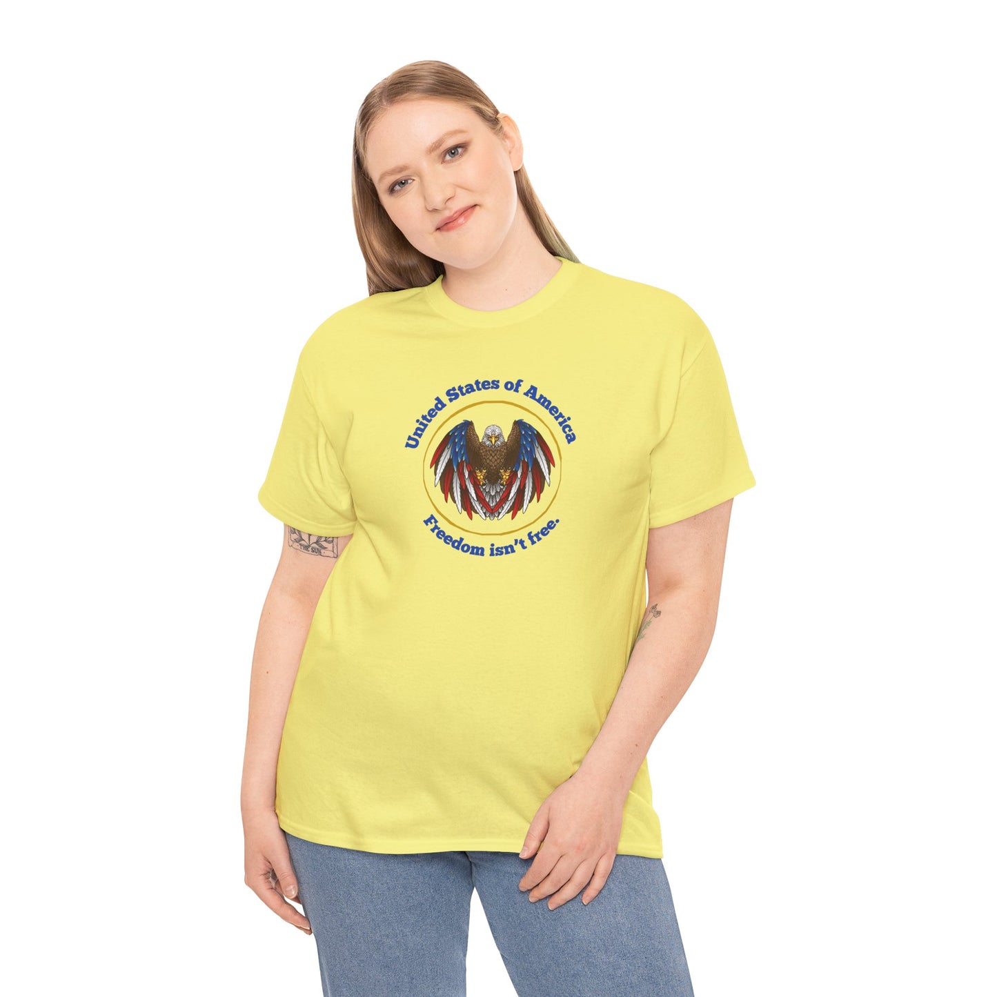 Patriotic Eagle Tee - USA Freedom