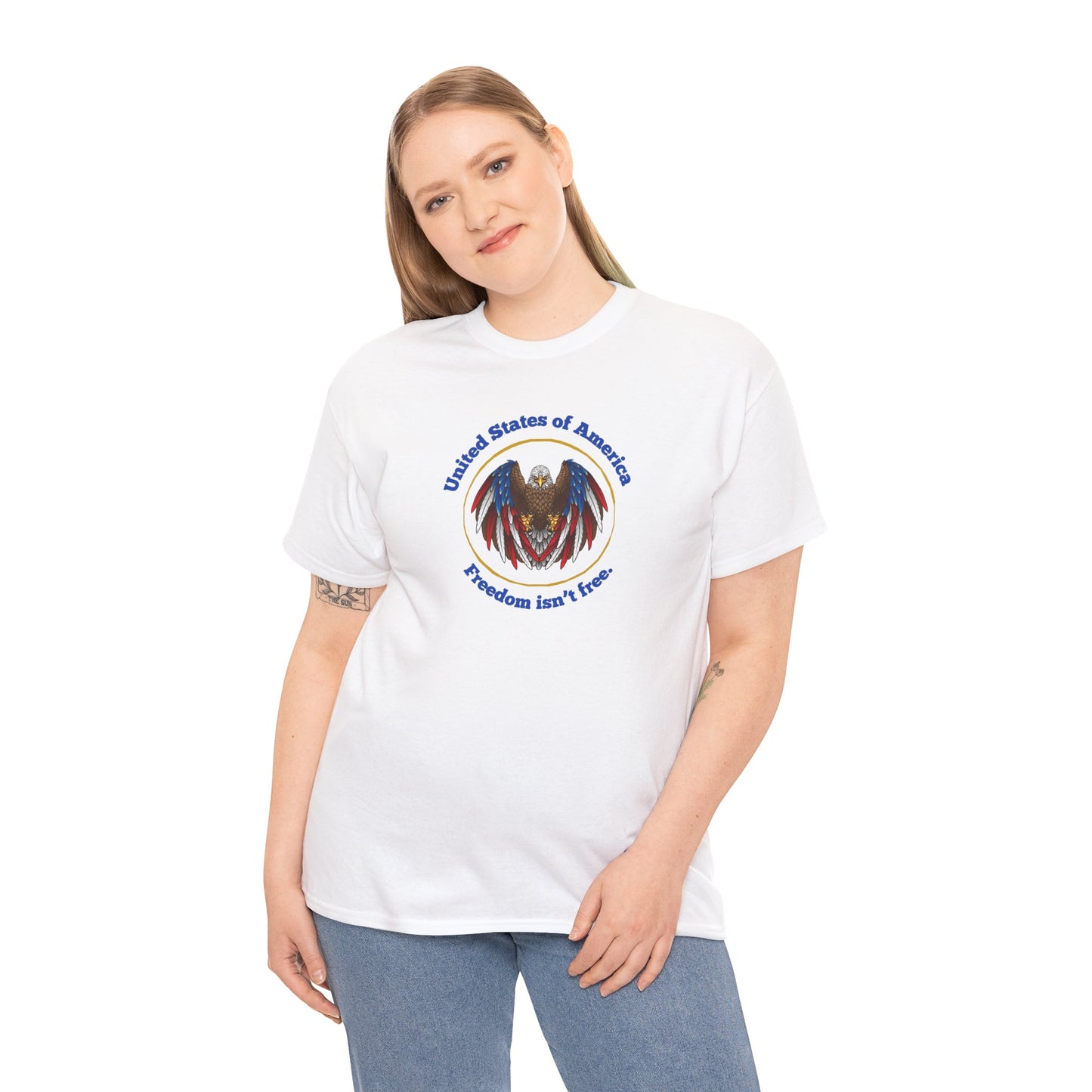 Patriotic Eagle Tee - USA Freedom