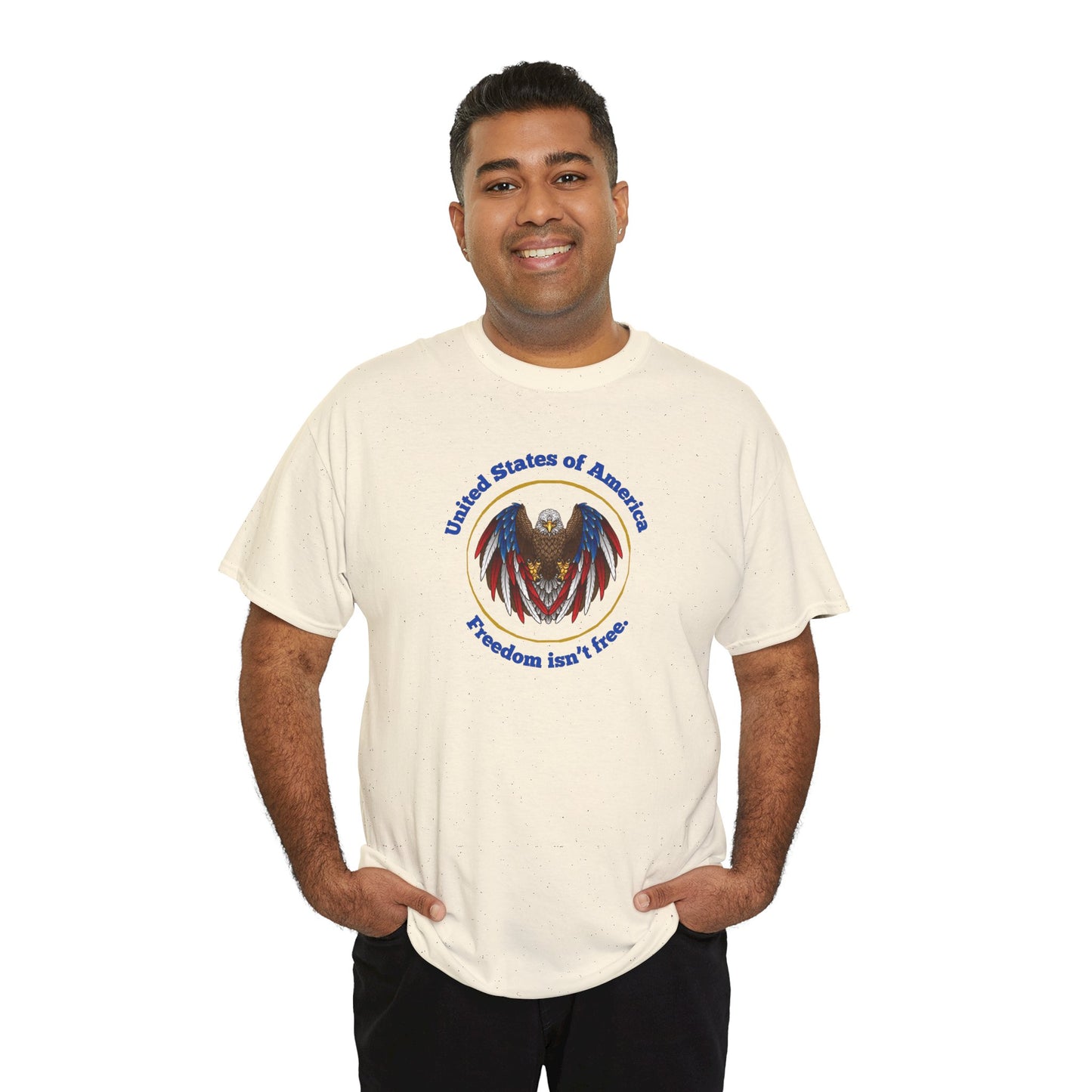Patriotic Eagle Tee - USA Freedom