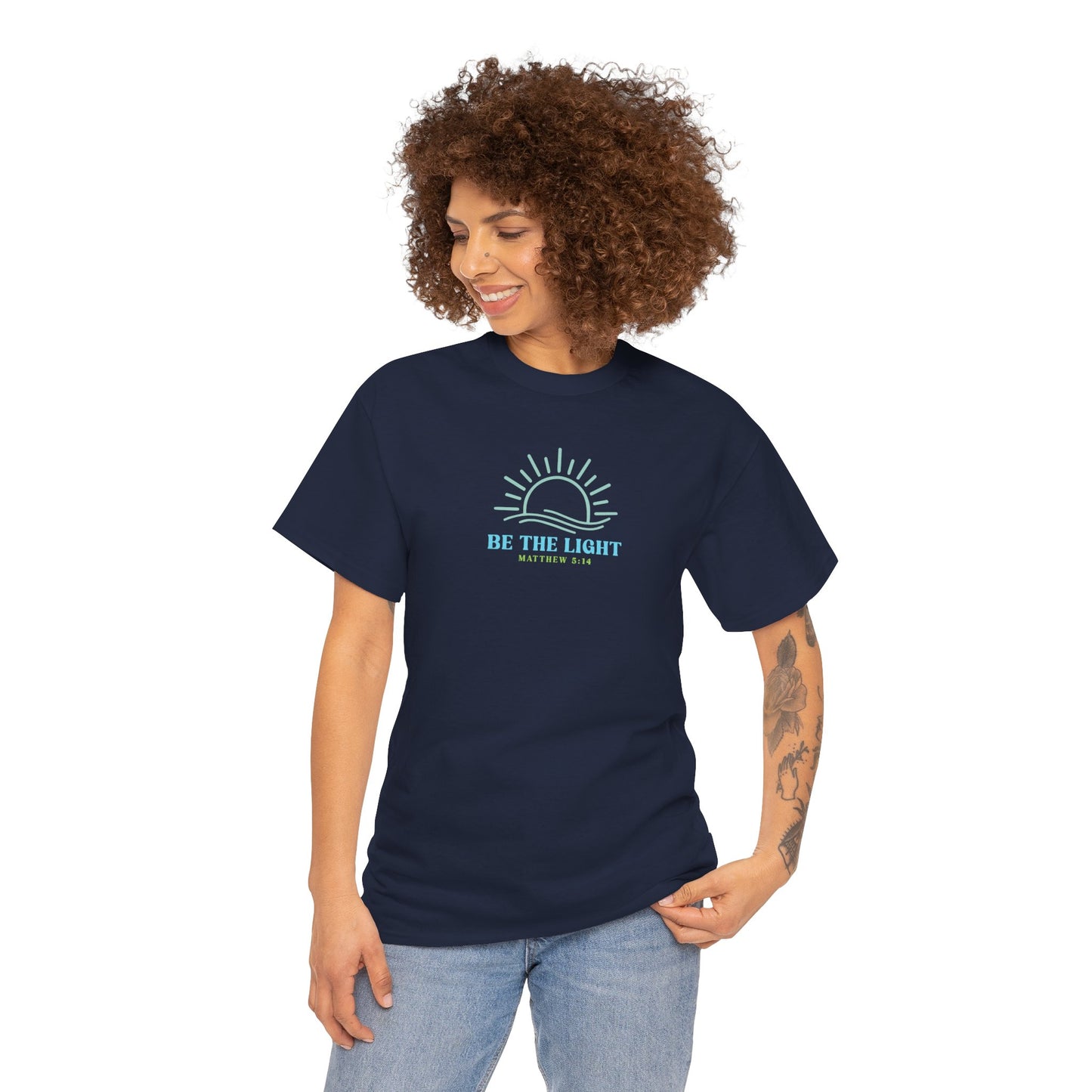 Christian Graphic Tee Be The Light