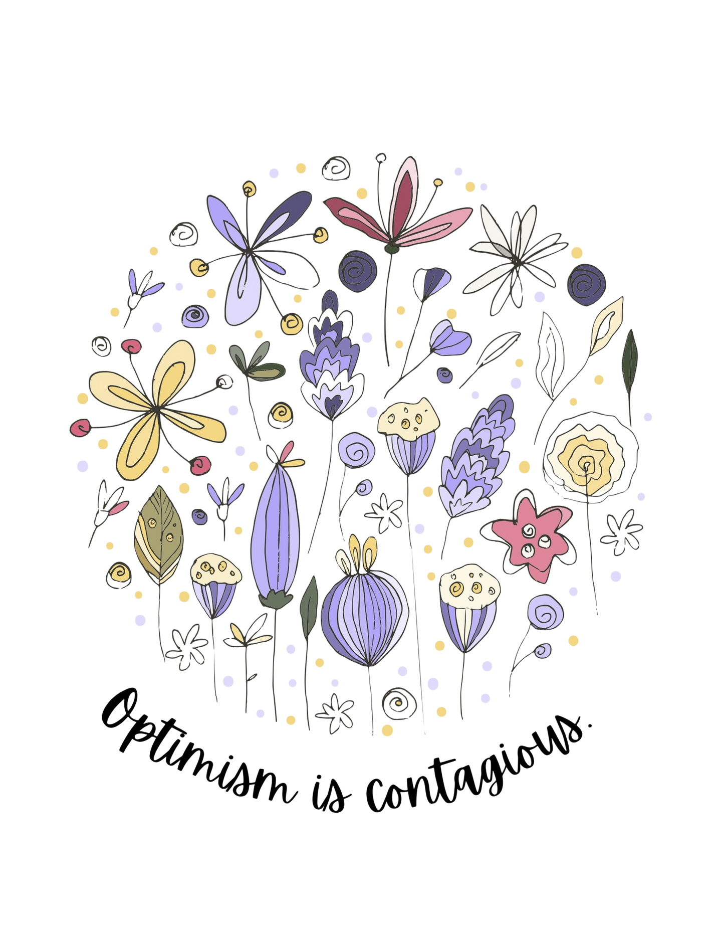 Graphic T-Shirt Flower Optimism Women's Tee