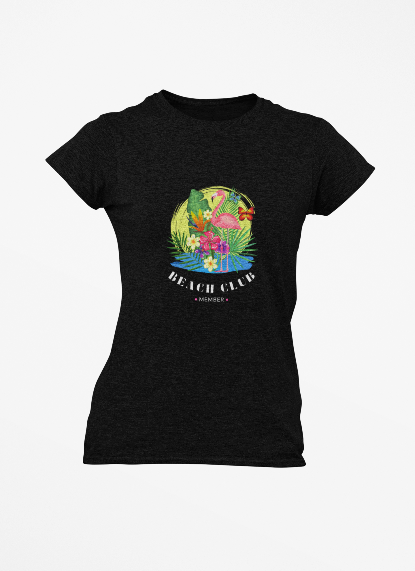 T-Shirt Tropical Beach Club Women's Graphic Flamingo Tee