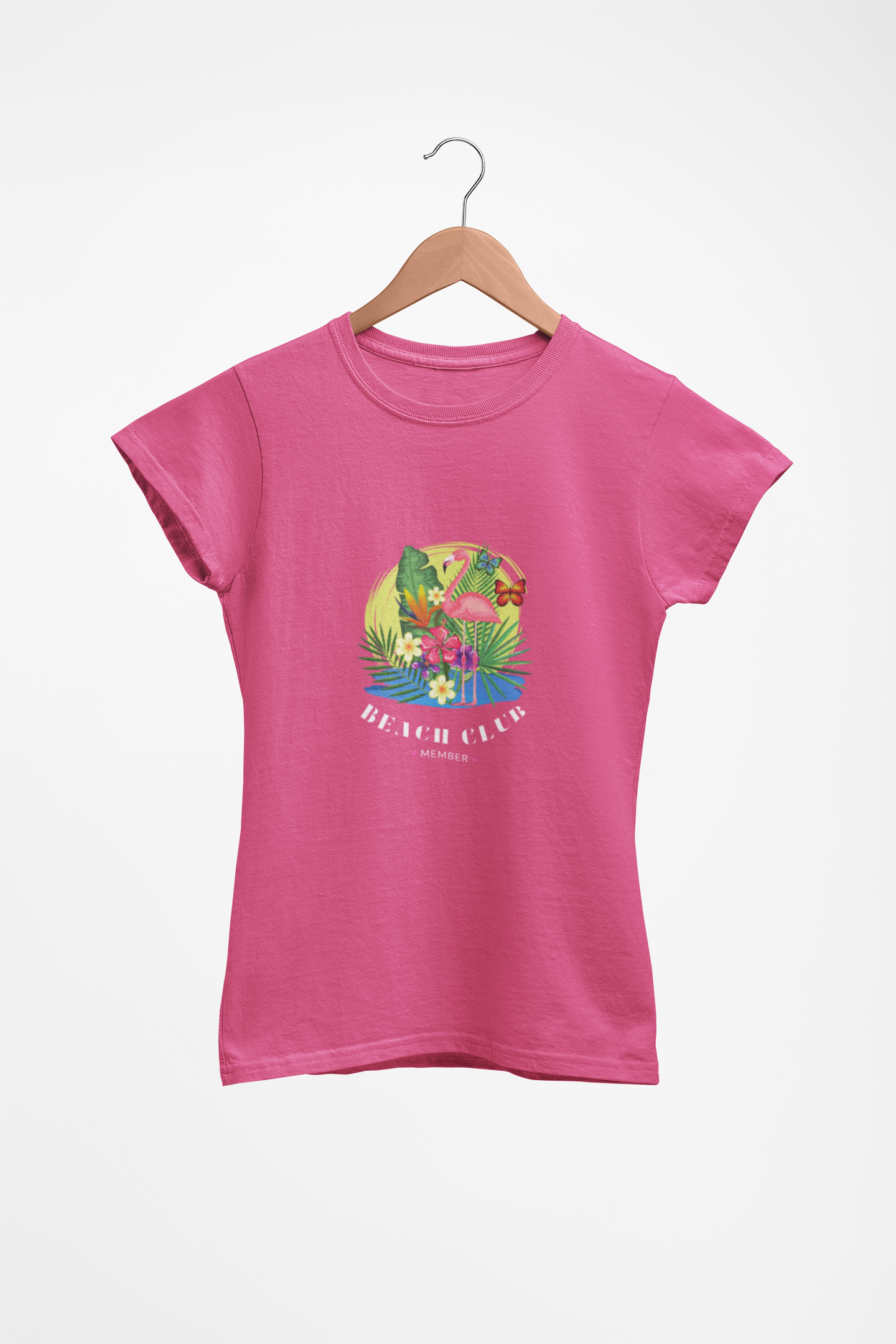 T-Shirt Tropical Beach Club Women's Graphic Flamingo Tee