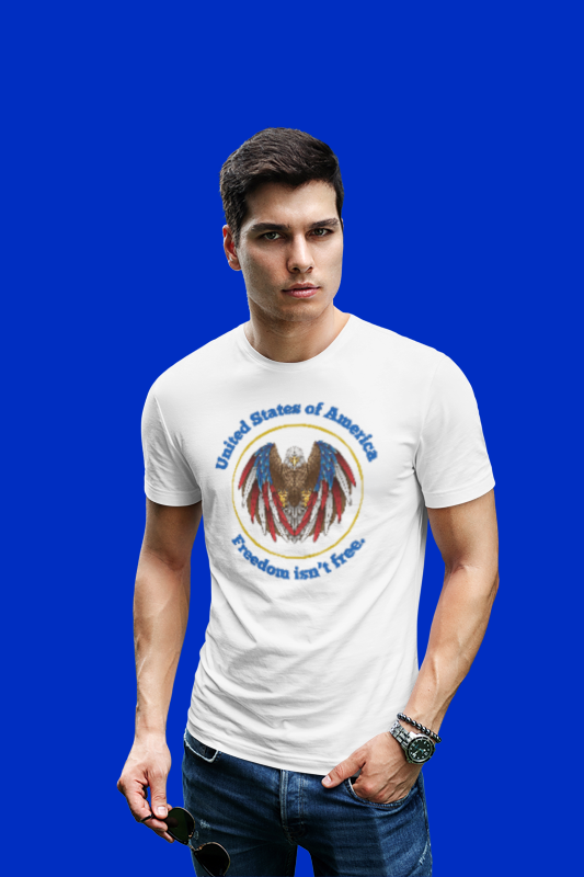 Patriotic Eagle Tee - USA Freedom