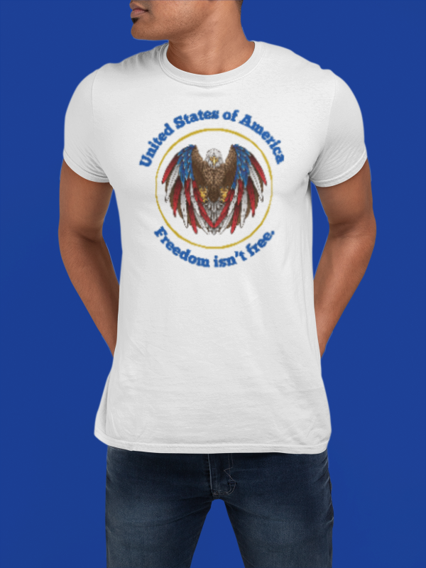 Patriotic Eagle Tee - USA Freedom