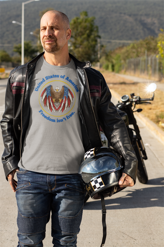 Patriotic Eagle Tee - USA Freedom