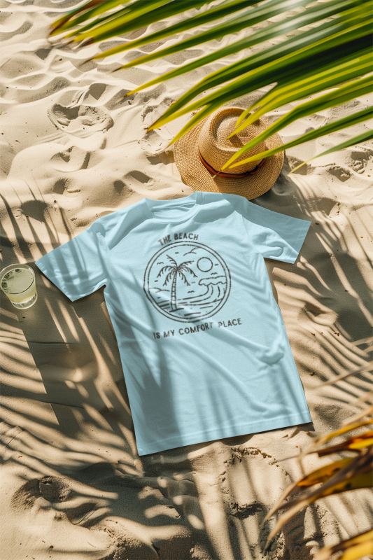 Graphic Tee - The Beach is My Comfort Place Women's T-Shirt
