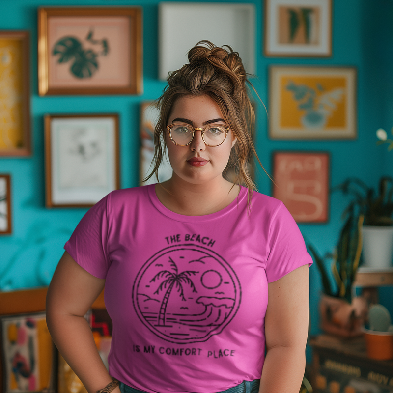 Graphic Tee - The Beach is My Comfort Place Women's T-Shirt