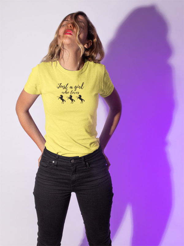 Graphic Horse Lover Women's Tee