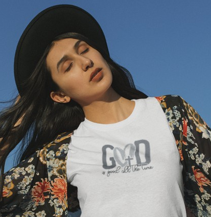 Christian Graphic Tee - God is Good All The Time