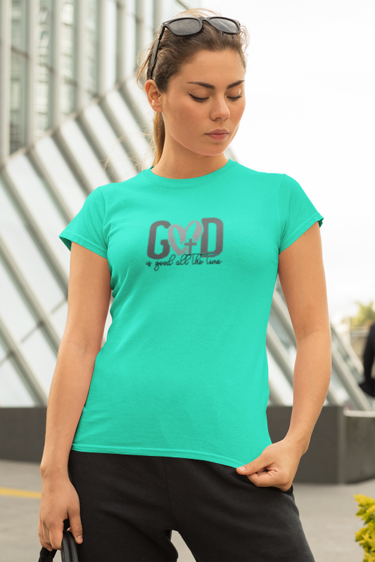 Christian Graphic Tee - God is Good All The Time