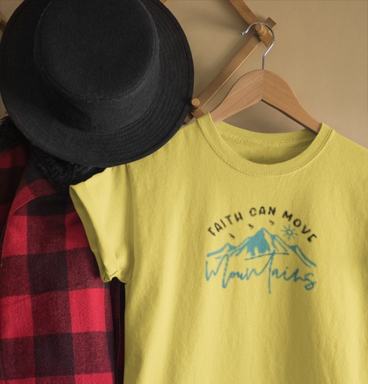 Faith Can Move Mountains Christian T-Shirt