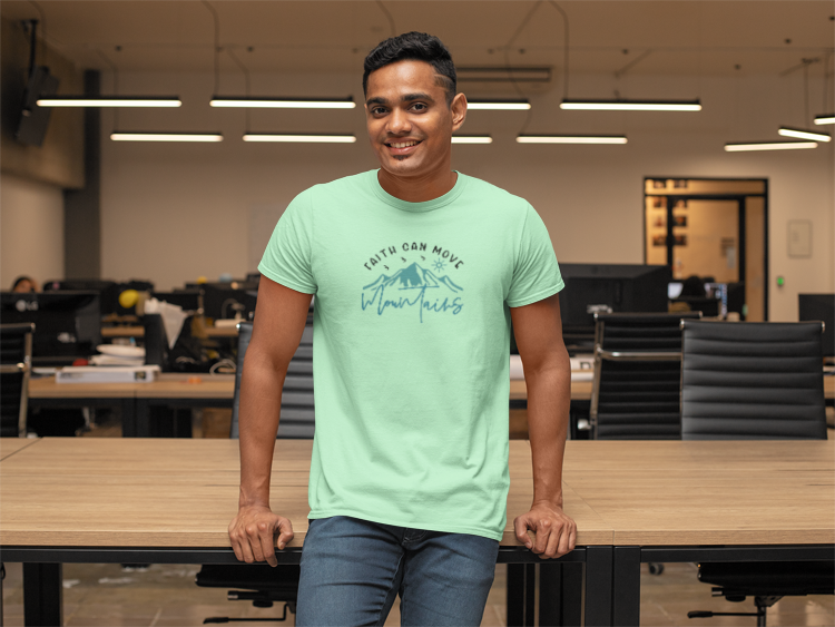Faith Can Move Mountains Christian T-Shirt