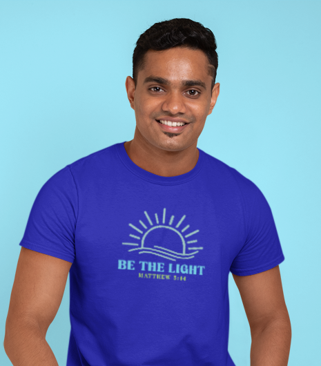 Christian Graphic Tee Be The Light