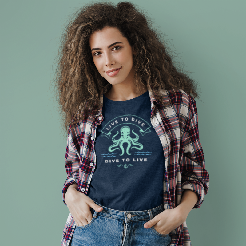 Scuba Dive Lover Graphic Tee