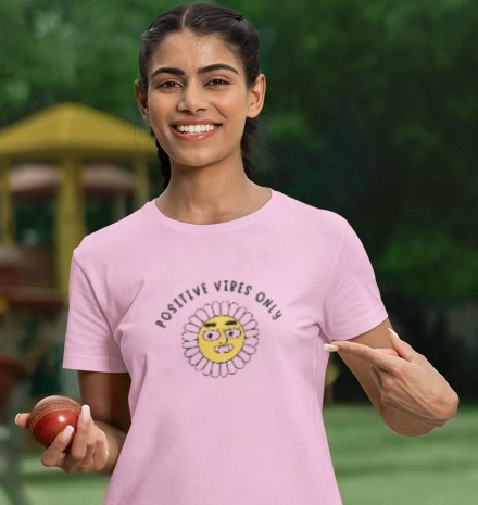 Positive Vibes Unisex Tee Funny Saying Men's Women's