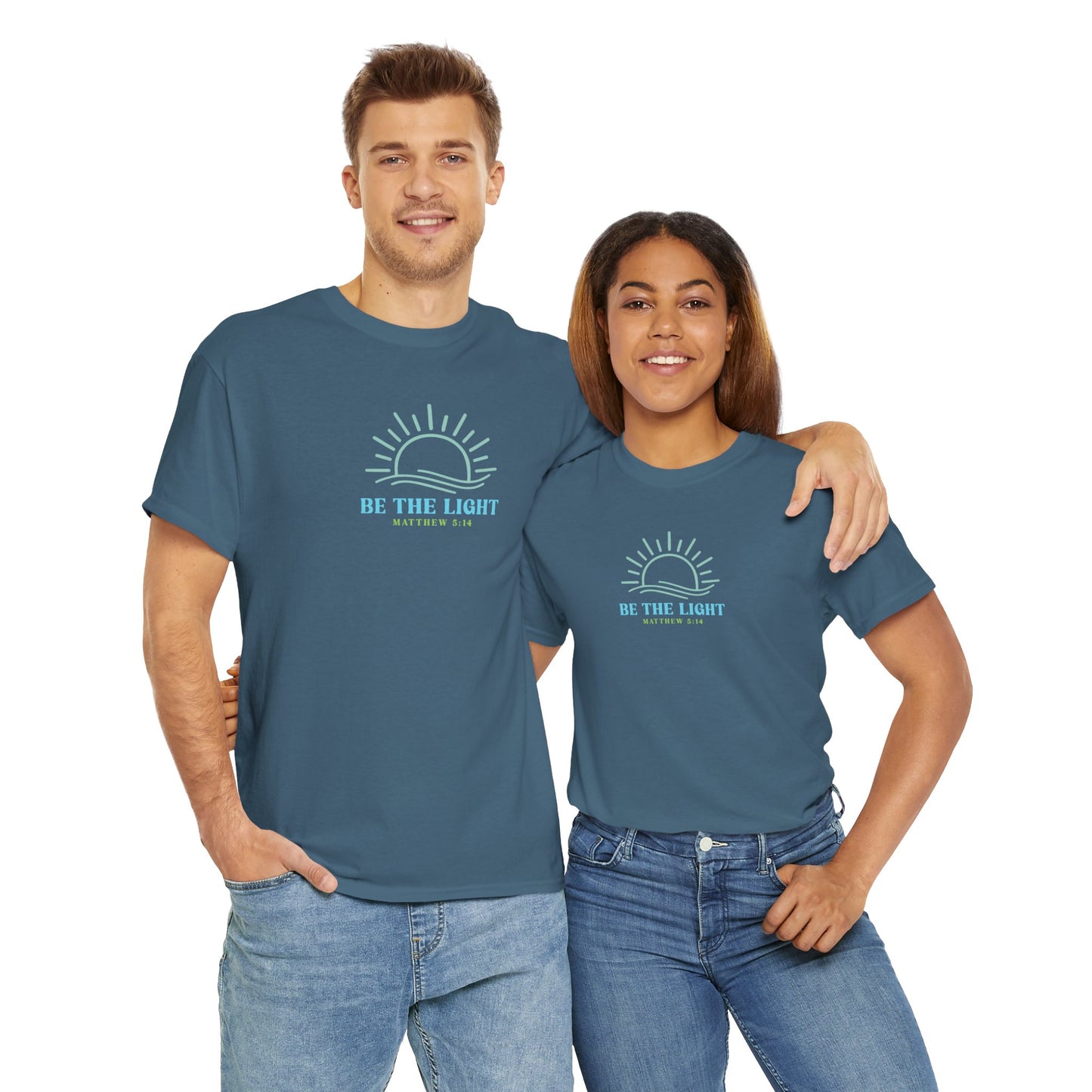 Christian Graphic Tee Be The Light