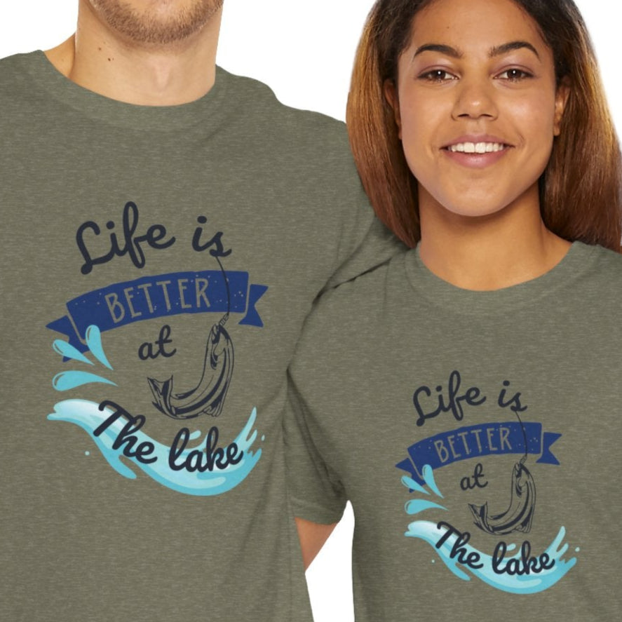 Lake Fishing Unisex Tee