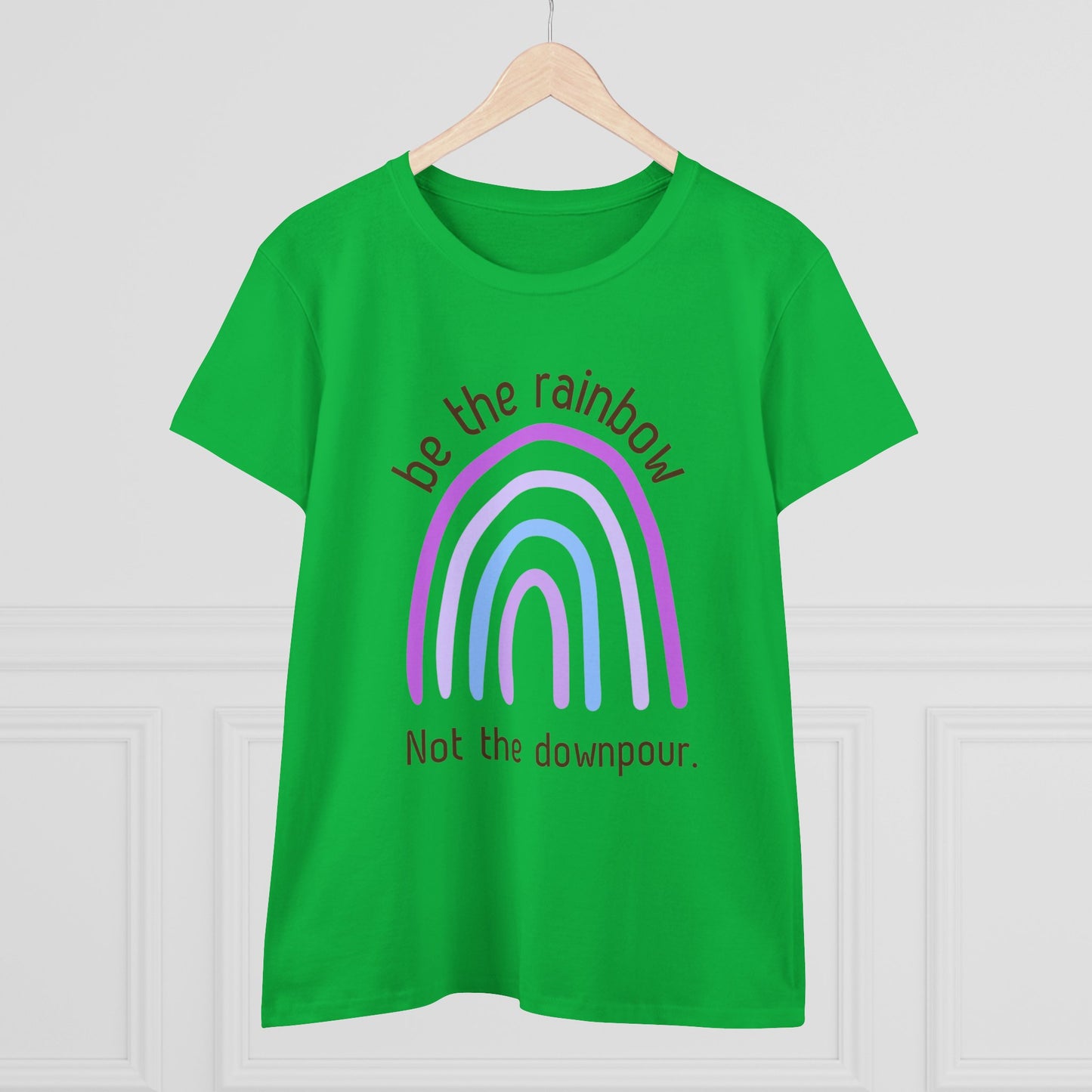 Rainbow T Shirt Inspirational Tee Women's