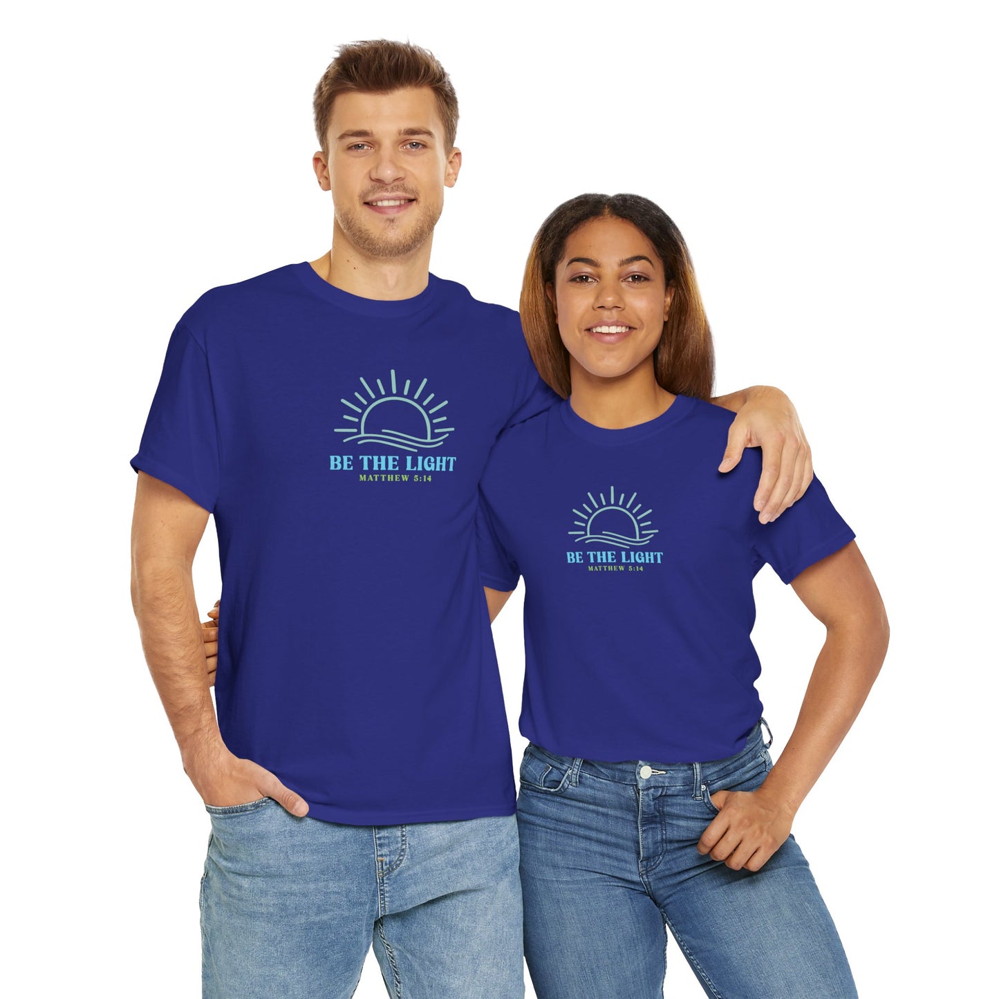Christian Graphic Tee Be The Light