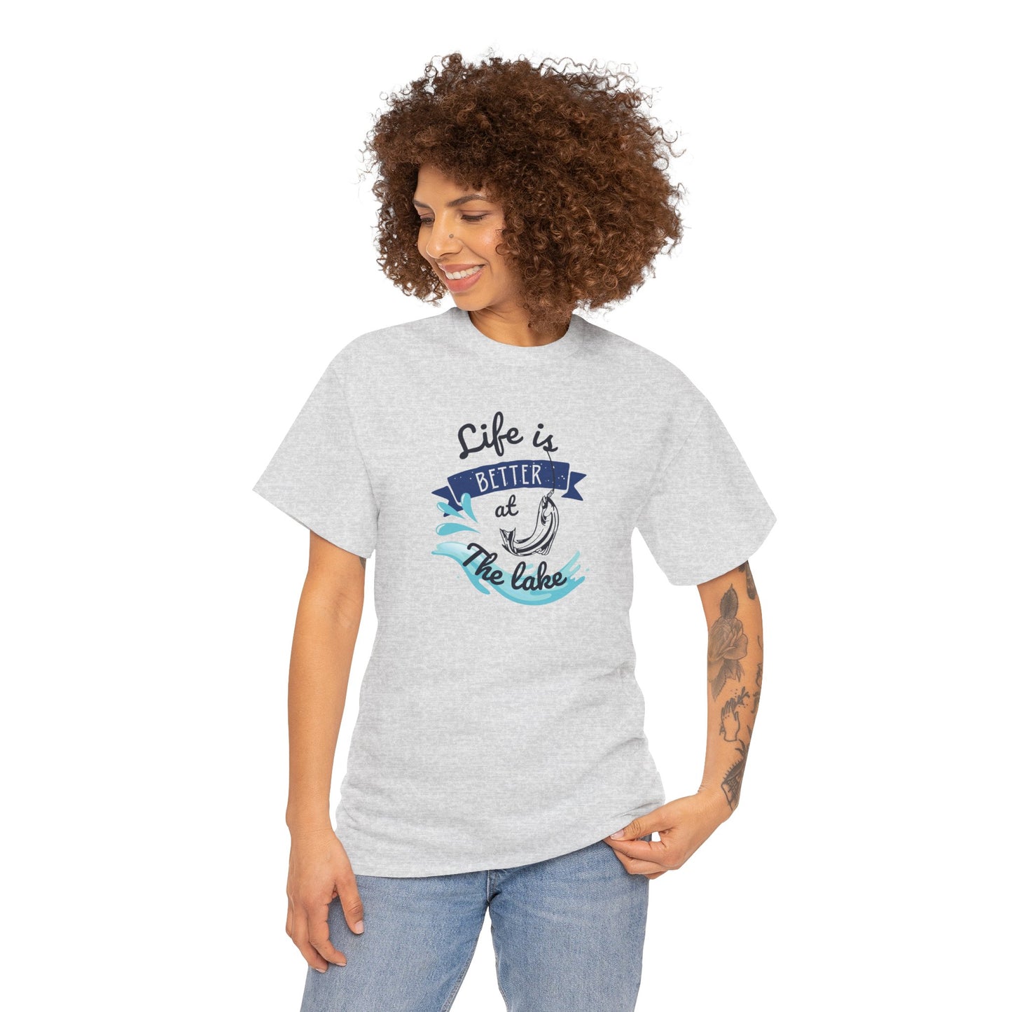 Lake Fishing Unisex Tee
