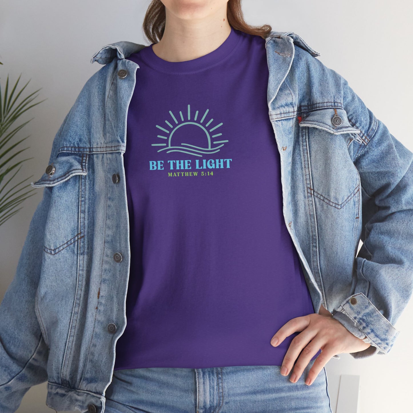 Christian Graphic Tee Be The Light