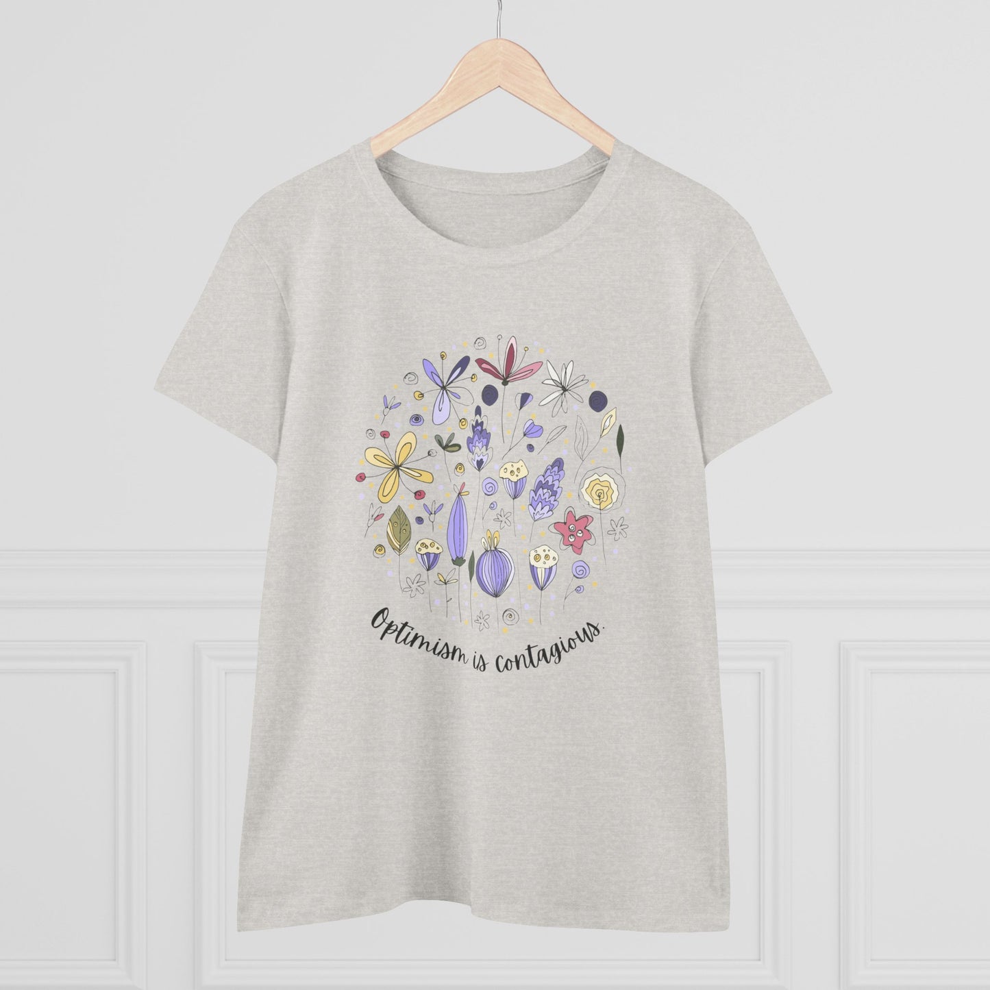 Graphic T-Shirt Flower Optimism Women's Tee