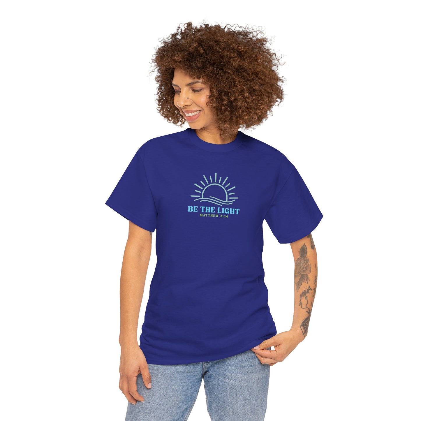 Christian Graphic Tee Be The Light