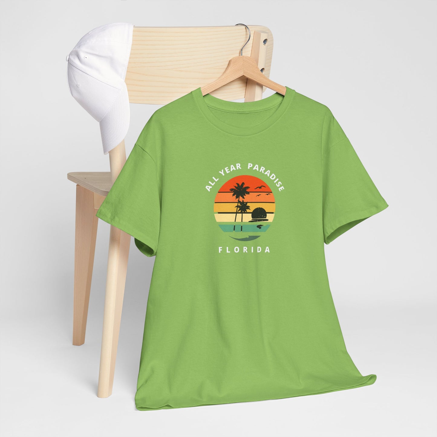 Vintage Sunset Graphic Tee, Casual T-Shirt, Summer Vibes Shirt, Beachwear, Gift for Him/Her, Cozy Everyday Wear