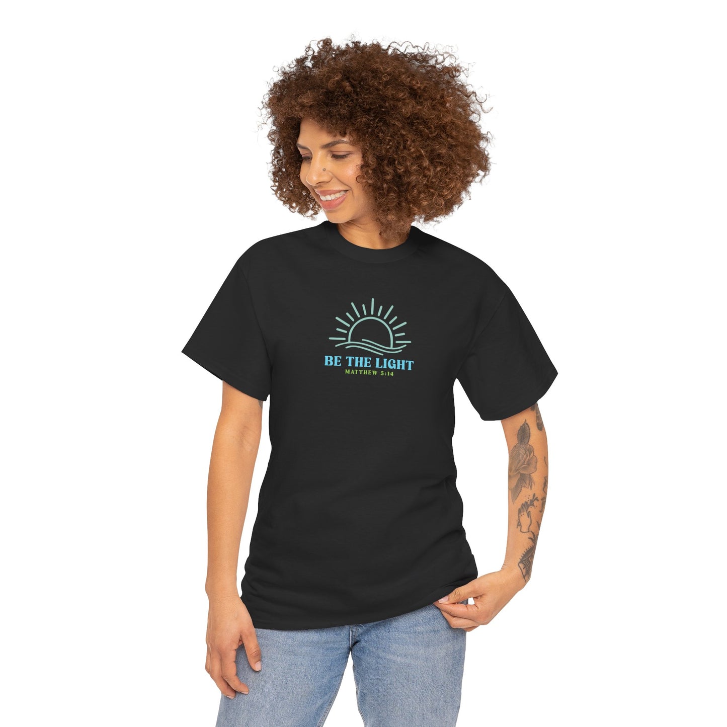 Christian Graphic Tee Be The Light