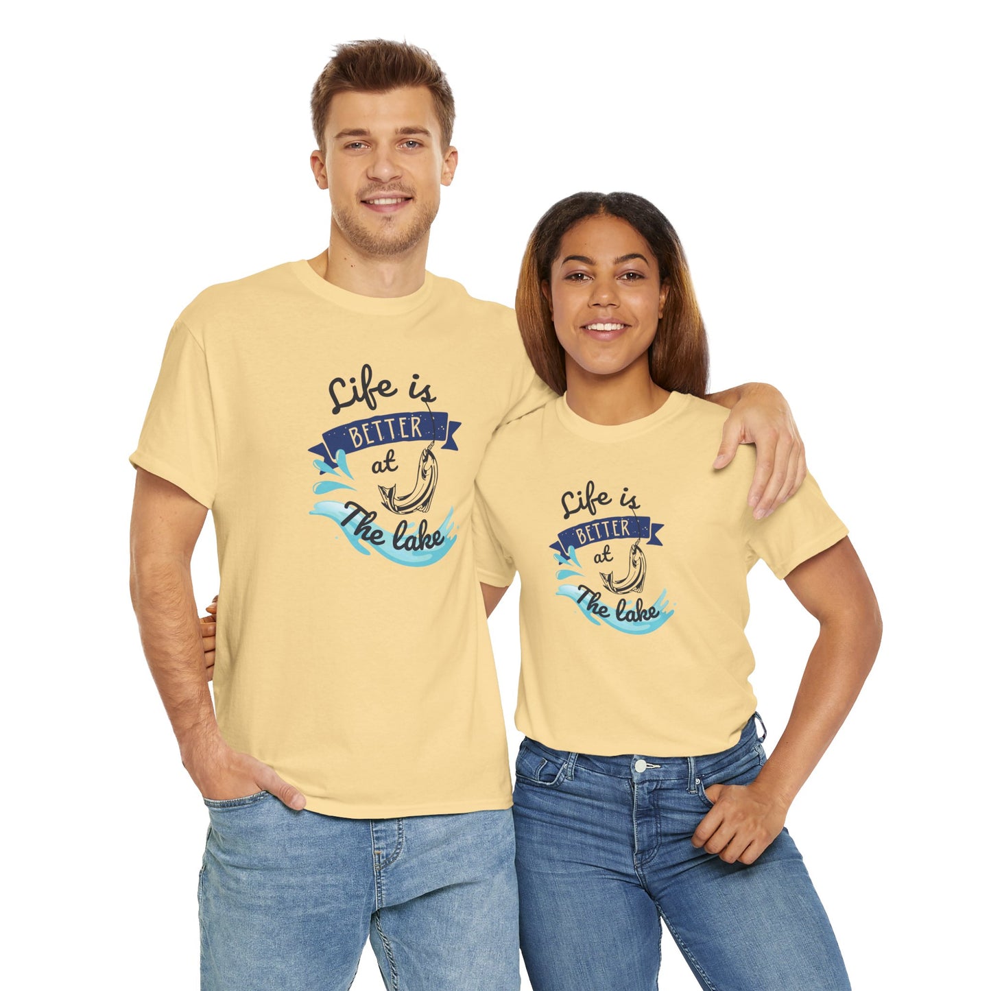 Lake Fishing Unisex Tee