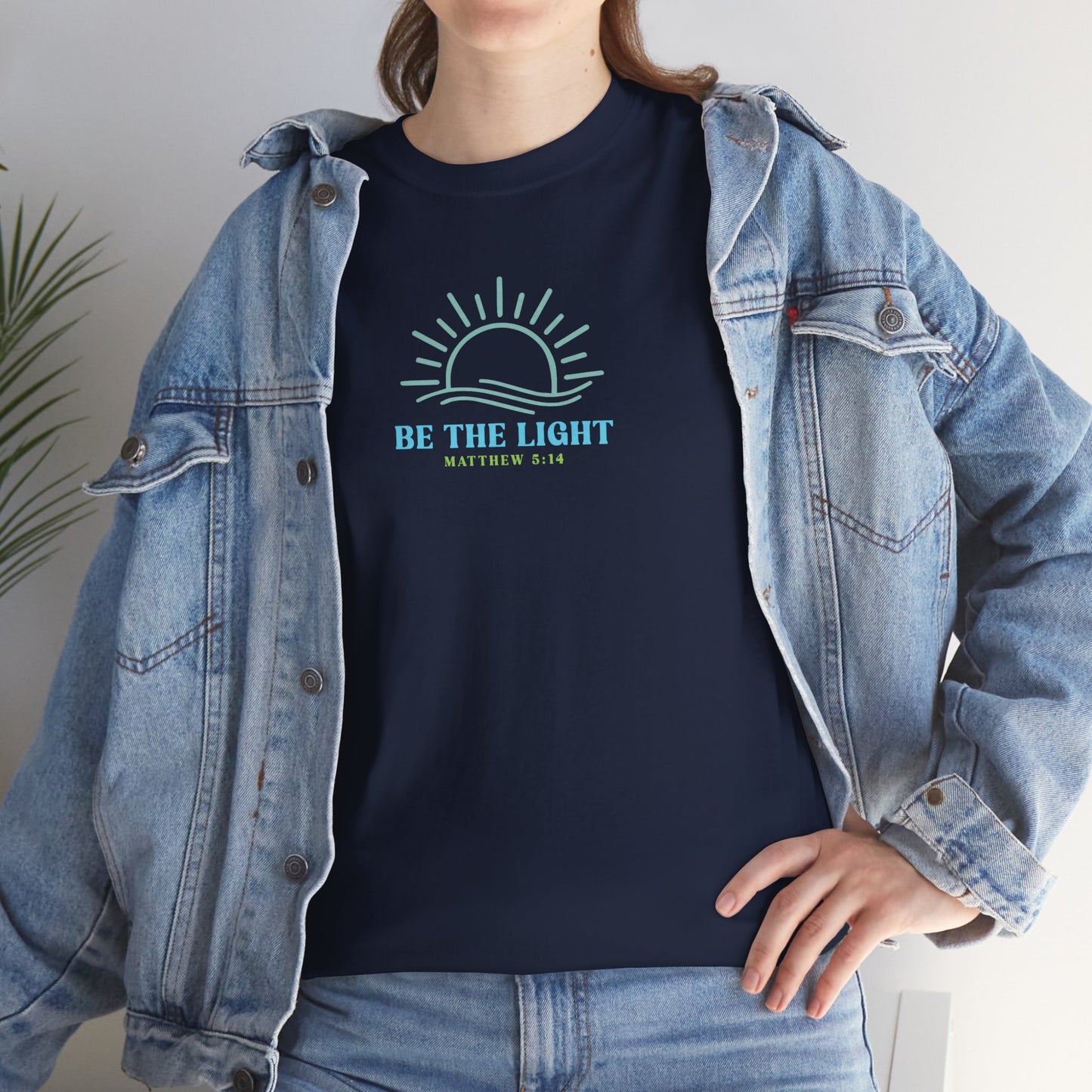Christian Graphic Tee Be The Light