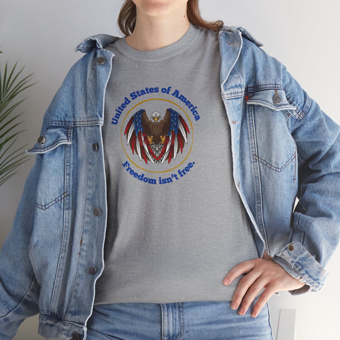 Patriotic Eagle Tee - USA Freedom