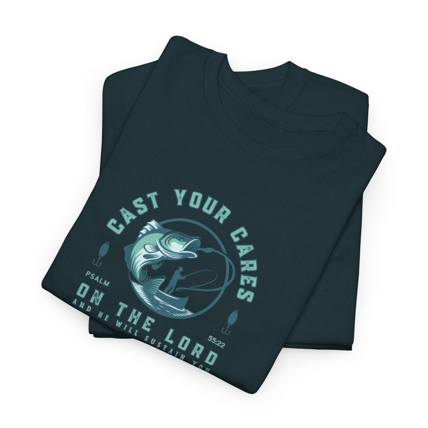 Men's Graphic Christian T Shirt Fishing Tee