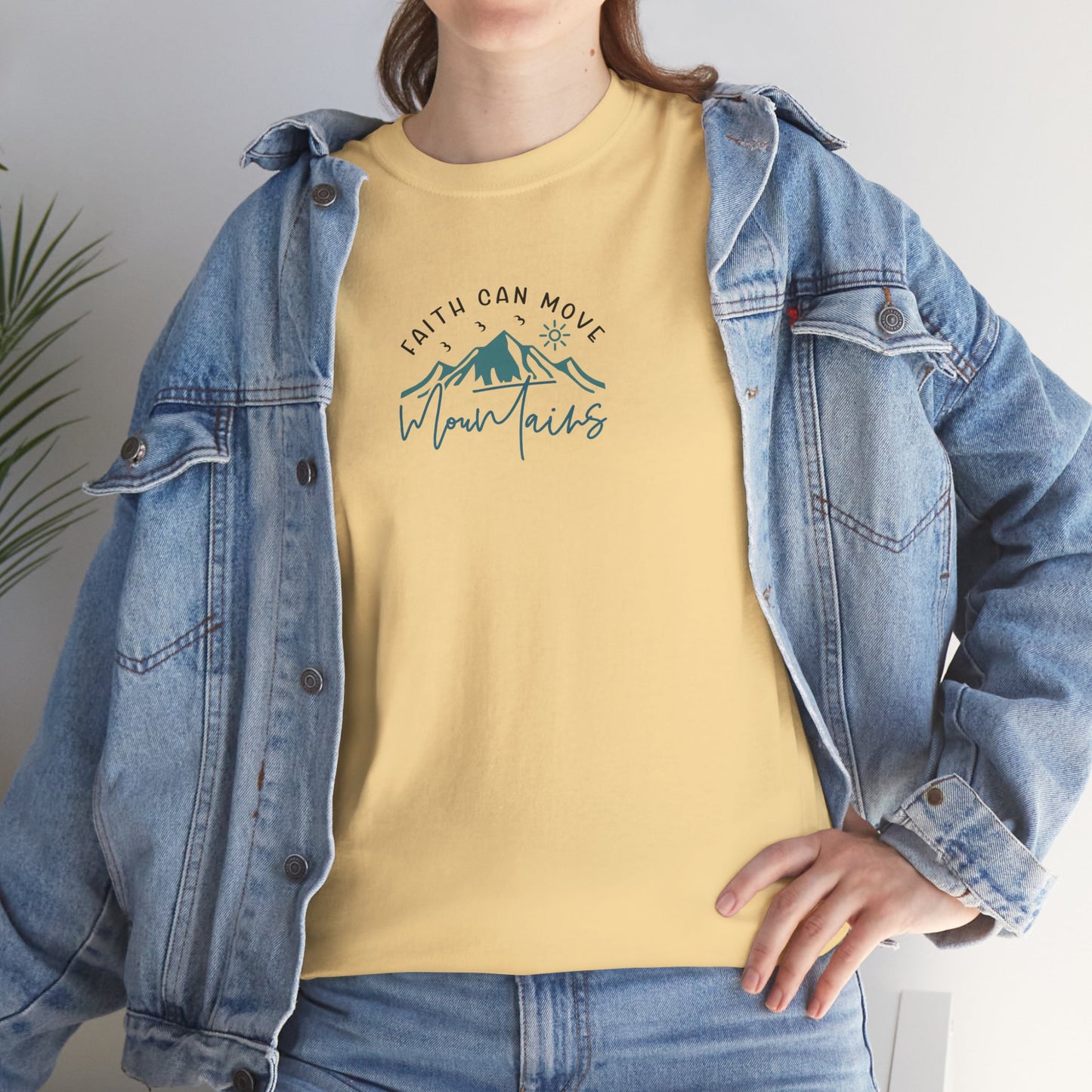 Faith Can Move Mountains Christian T-Shirt