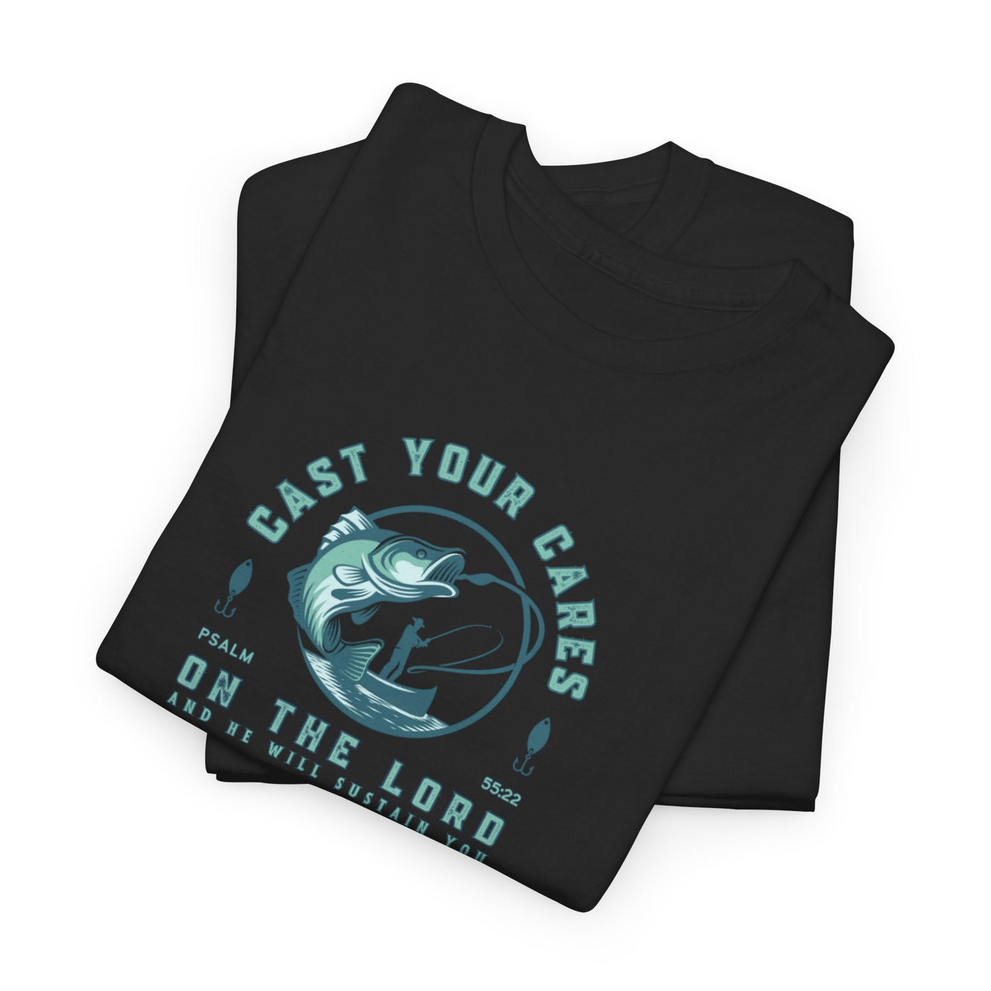 Men's Graphic Christian T Shirt Fishing Tee